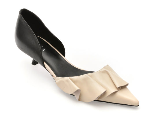 Pantofi eleganti EPICA bej, 4F5011, din piele naturala