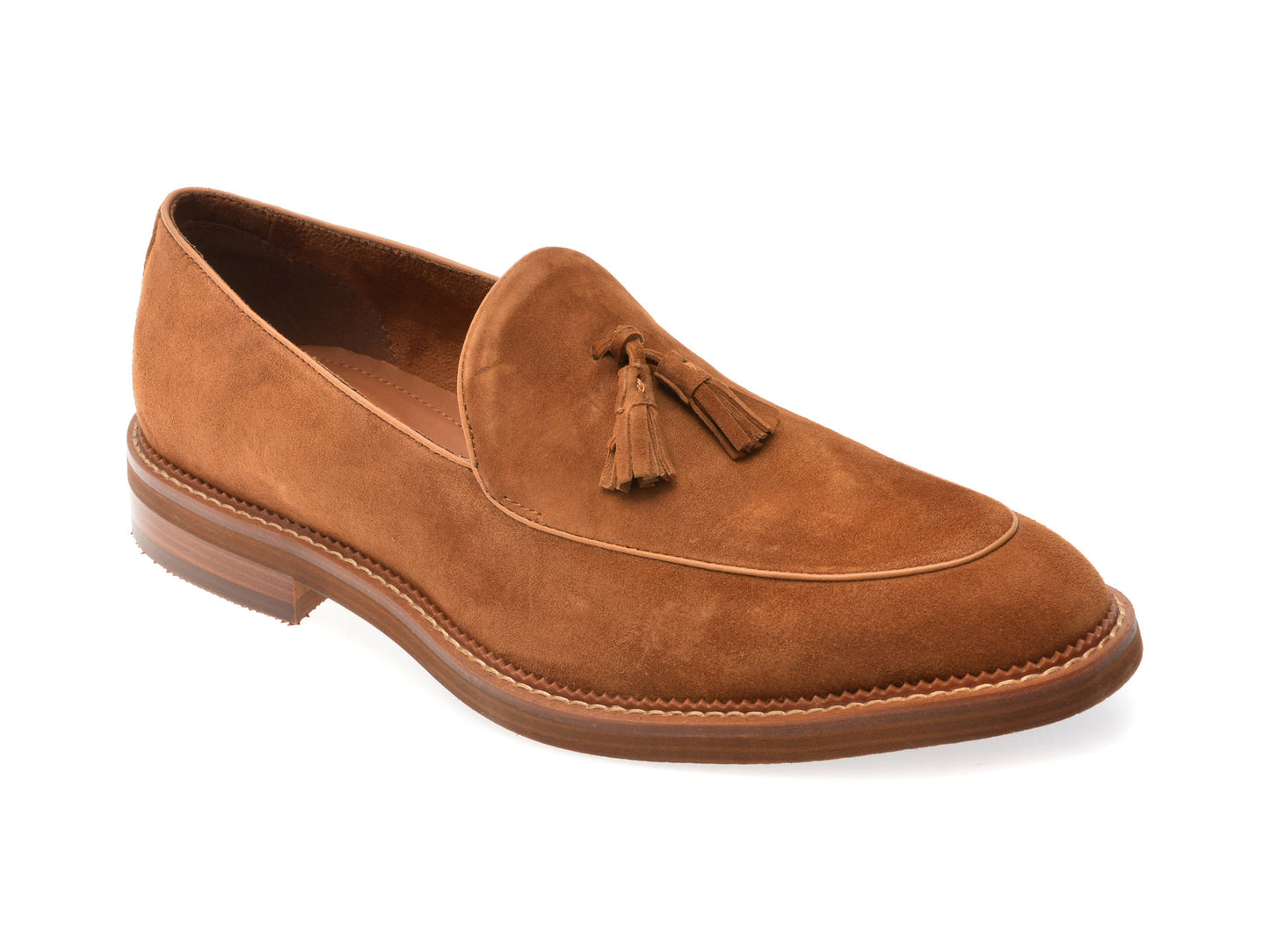 Mocasini eleganti ALDO maro, PORTOS 220, din piele intoarsa