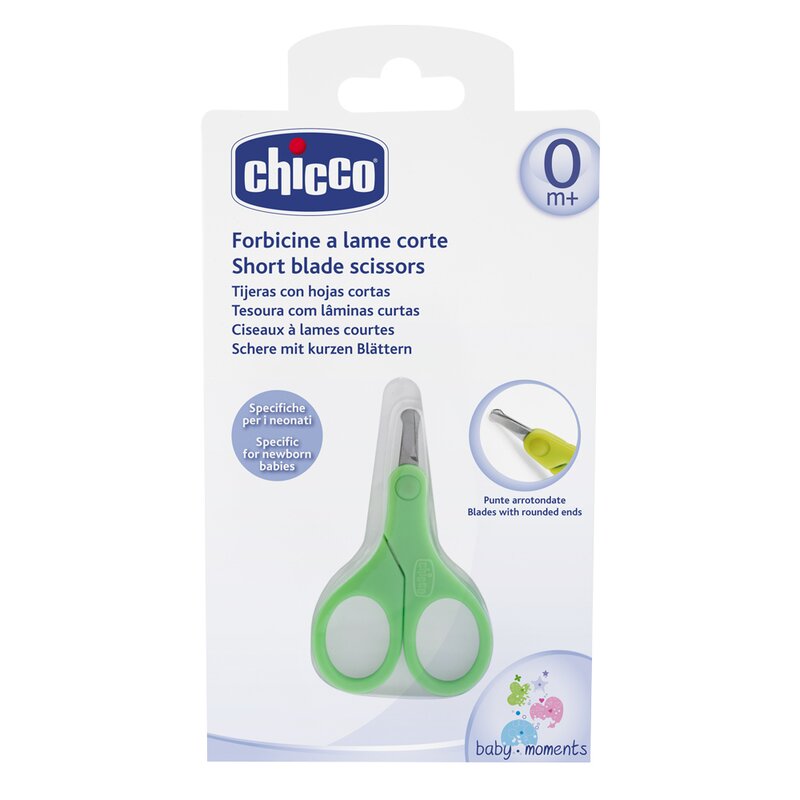 Forfecuta, Chicco, Speciala pentru nou-nascuti, verde, 0luni+