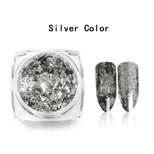 Fulgi Decor Unghii Silver - Fs-60S