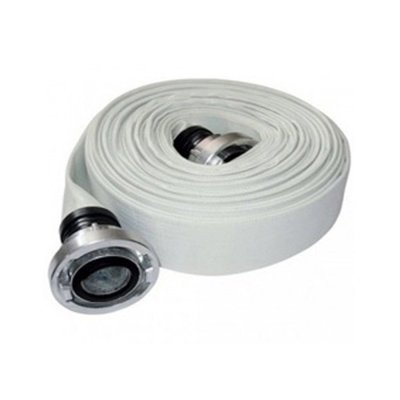 Furtun pompieri 4 Toli pentru irigatii, PVC, SimpleFit, presiune lucru 3.5 bar, rola 20 m + cuple Storz