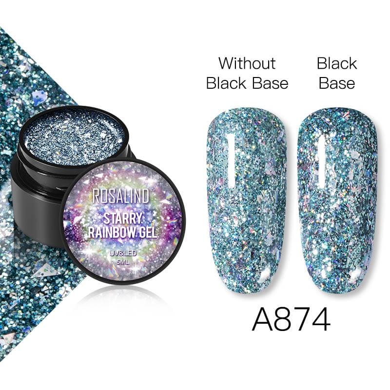 Starry Rainbow Color Gel A874 - A874