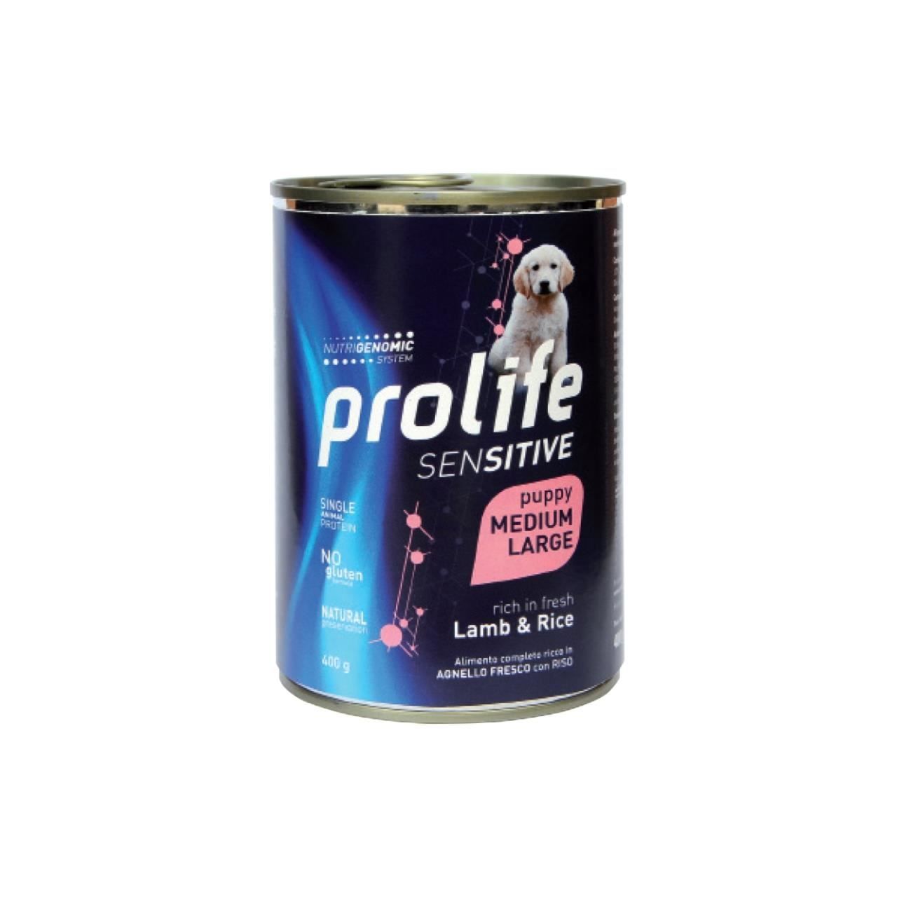 Hrana Umeda Caini Premium Prolife Puppy Medium/ Large Sensitive Miel & Orez, 400 g