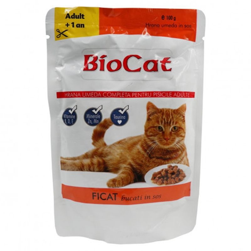 Bio Cat Plic Ficat In Sos, 100 g