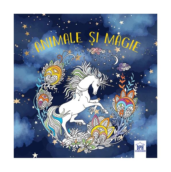 Animale și magie - carte de colorat - Didactica Publishing House