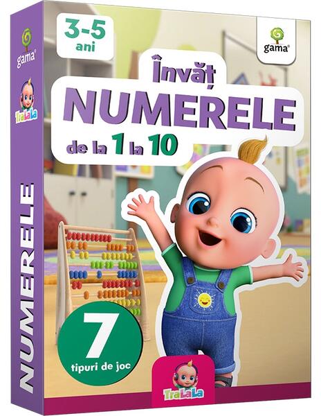 Învăț numerele de la 1 la 10 - Gama