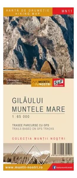 Gilăului. Muntele Mare - Hartă de drumeție - Schubert & Franzke