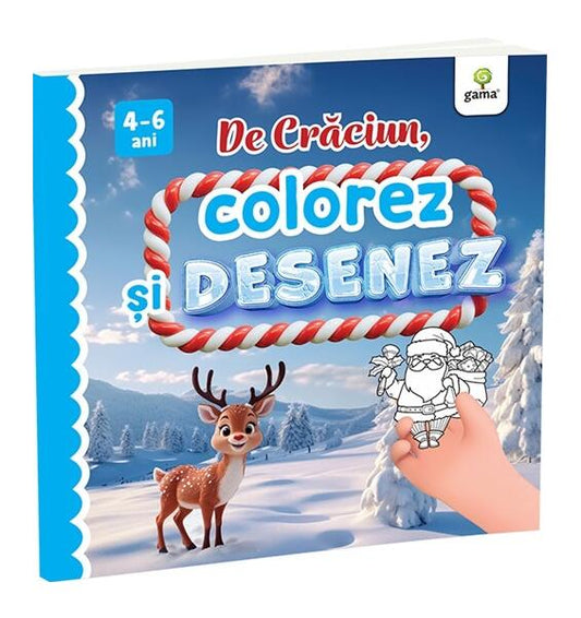 De Crăciun, colorez și desenez - Gama