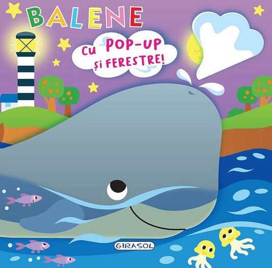 Deschide și descoperă - Balene - Board book - Girasol