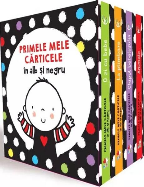 Cutie. Bebe învață. Primele mele cărticele în alb și negru - Litera mică