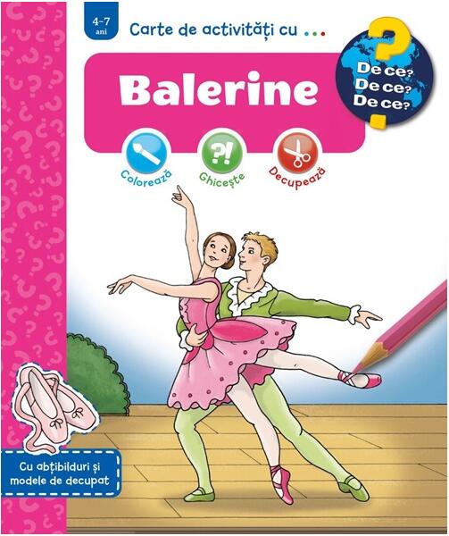 Carte de activități cu... Balerine - Elke Broska - Casa