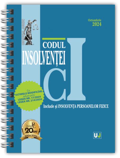 Codul insolvenței - Octombrie 2024 - Universul Juridic