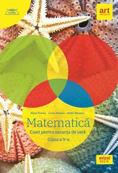Matematică. Caiet pentru vacanța de vară. Clasa a V-a - Marius Perianu, Lucian Petrescu, Cătălin Mîinescu - Art Klett
