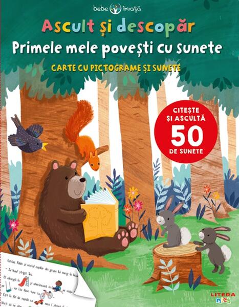 Bebe învață. Ascult și descopăr. Primele mele povești cu sunete - Anna Taube, Joanne Partis - Litera mică