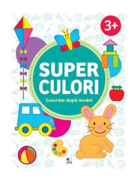 Superculori. Colorăm după model 3+ - Litera mică