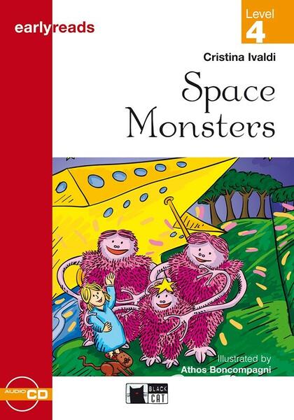 Level 4: Space Monsters + audio CD (Early A1) - Black Cat Cideb