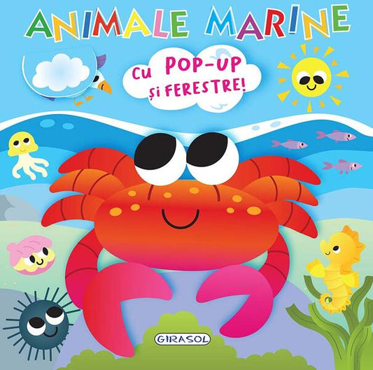 Deschide și descoperă - Animale marine - Board book - Girasol