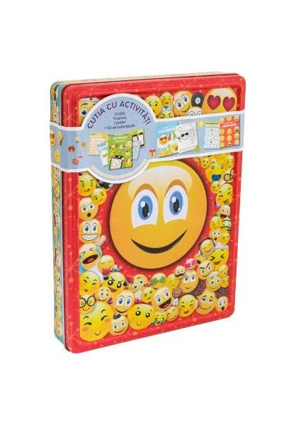 Cutie emoticon – Cutia cu activități - Board book - Litera