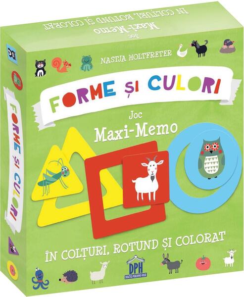 Forme și culori. Joc Maxi-Memo - Nastja Holtfreter - Didactica Publishing House