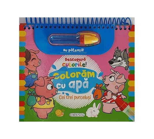 Descoperă culorile! Cei trei purceluși - Girasol