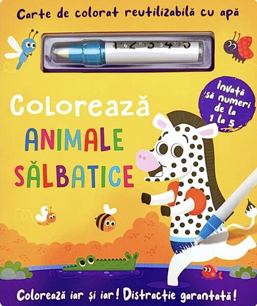 Colorează animalele sălbatice - Flamingo