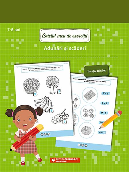 Caietul meu de exerciții. Adunări și scăderi. 7-8 ani - Ballon Media