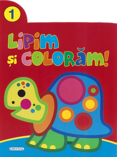 Lipim și colorăm! 1 - Girasol