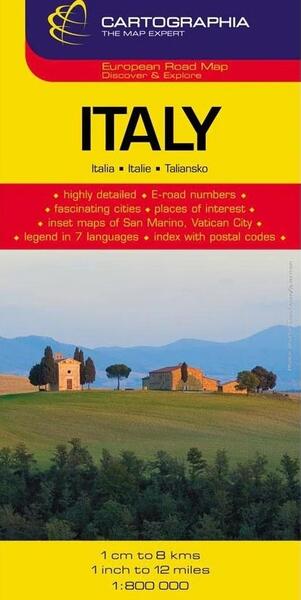 Hartă rutieră Italia - Cartographia Studium