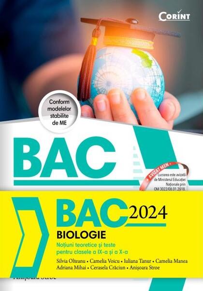 Bacalaureat 2024 - Biologie - Adriana Mihai, Anişoara Stroe, Camelia Manea, Camelia Voicu, Cerasela Crăciun, Iuliana Tanur, Silvia Olteanu - Corint