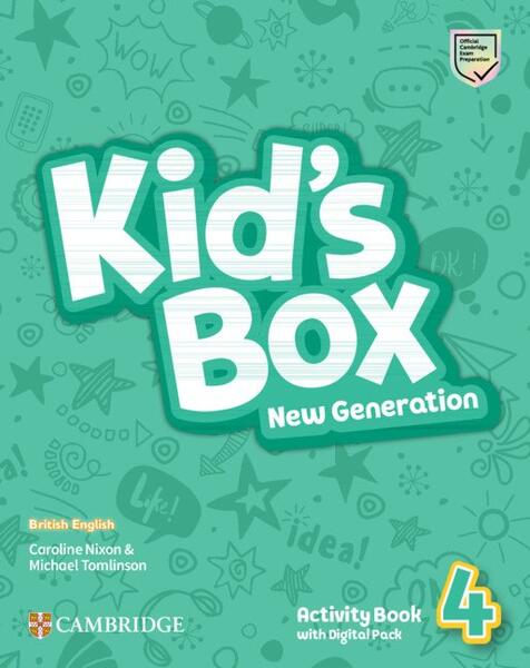 Kid's Box New Generation Level 4 Activity Book with Digital Pack British English - Caroline Nixon , Michael Tomlinson - Art Klett