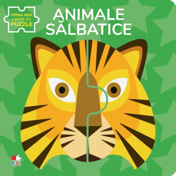 Animale sălbatice. Prima mea carte cu puzzle - Litera mică