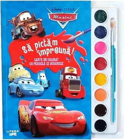 Mașini. Să pictăm împreună! - Litera mică