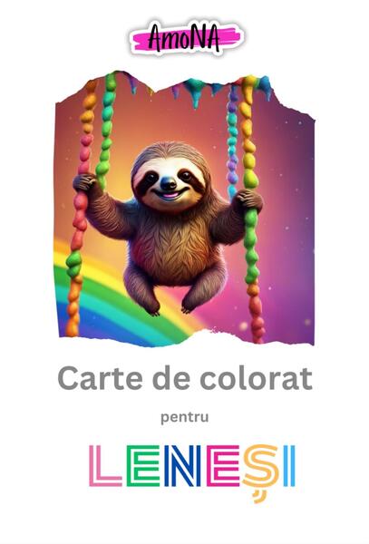 Carte de colorat pentru leneși - AmoNA