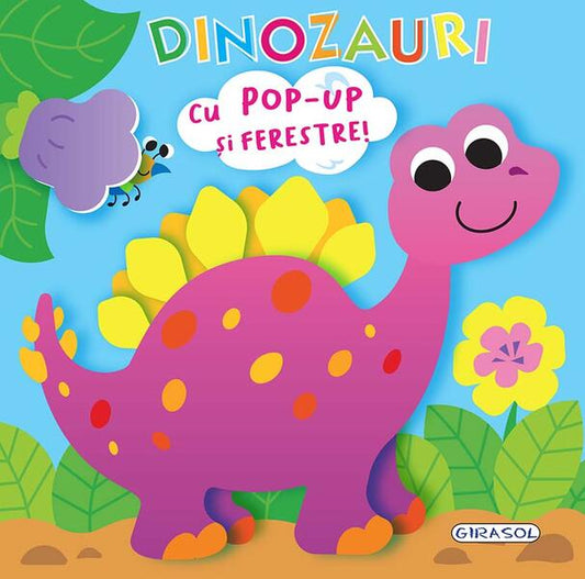 Deschide și descoperă - Dinozauri - Board book - Girasol