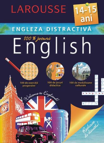 Larousse. Engleza distractivă 14-15 ani - Larousse - Meteor Press
