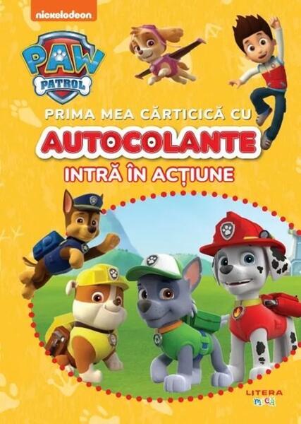Patrula cățelușilor. Prima mea cărticică cu autocolante - Litera mică