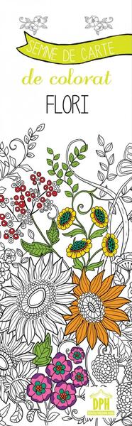 Semne de carte de colorat. Flori - Didactica Publishing House