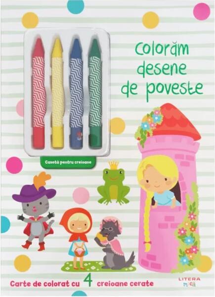 Colorăm desene de poveste - Disney - Litera mică