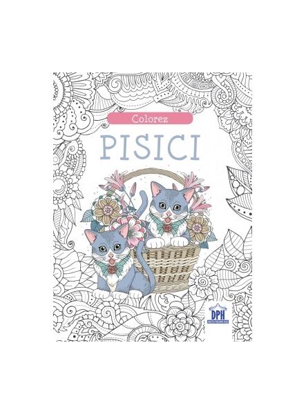 Colorez pisici. Carte de colorat - Didactica Publishing House