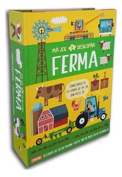 Mă joc și descopăr. Ferma (conține puzzle 3D) - Litera mică