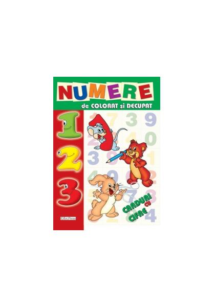Numere de colorat și decupat - Erc Press
