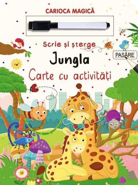 Scrie și Șterge. Carioca Magică. Jungla - Flamingo