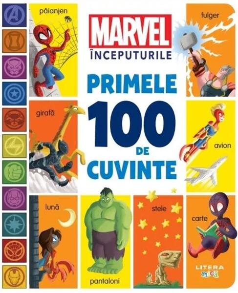 Marvel Începuturile. Primele 100 de cuvinte - Marvel - Litera mică