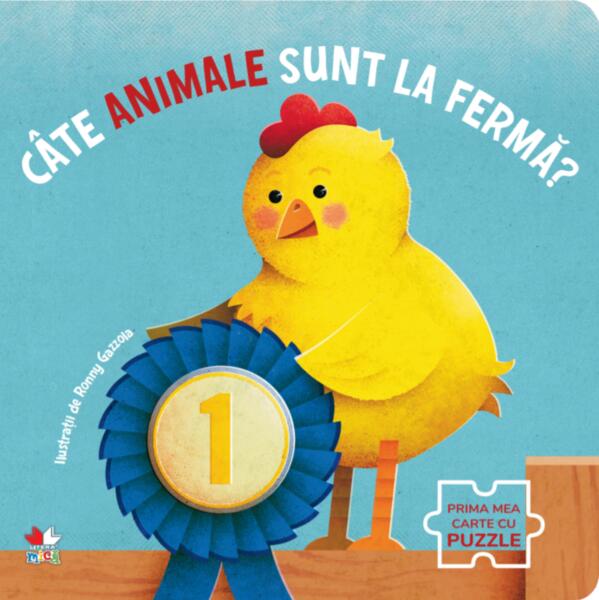 Câte animale sunt la fermă? - Hardcover - Ronny Gazzola - Litera mică
