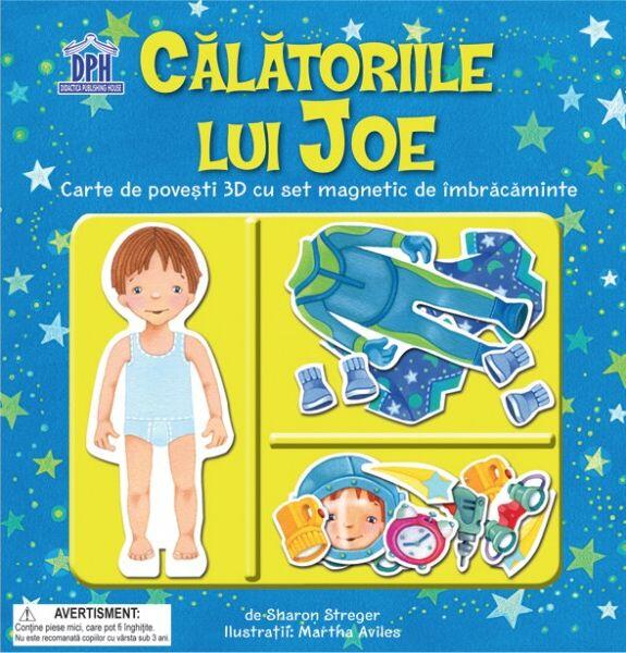 Călătoriile lui Joe. Carte de povești 3D cu set de magnetic de îmbrăcăminte - Sharon Streger