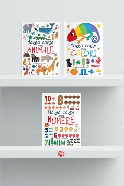 Pachet Marea carte despre...(culori, numere, animale) - Litera mică
