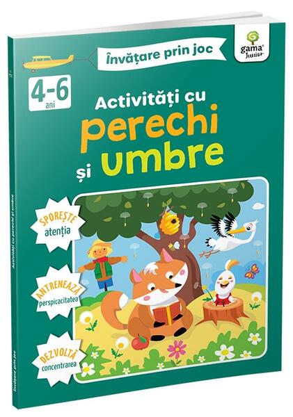 Activități cu perechi și umbre 4-6 ani - Gama Junior