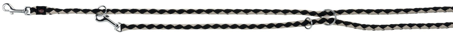 Lesa Coarda Cavo Reglabila 2 m/12 mm Negru/Gri 14351