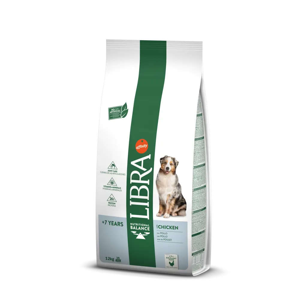 Hrana Uscata Caini, Libra Dog Senior, 12 kg