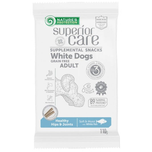 Nature's Protection Dog Snack Superior Care Hips & Joints with White Fish, 110 g